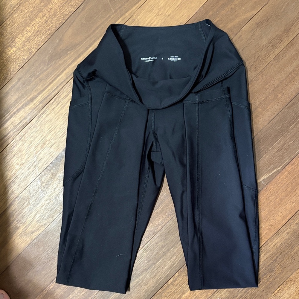 Old Navy Black High-Rise Leggings